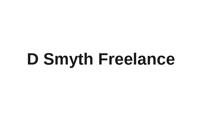 D Smyth Freelance placeholder image.